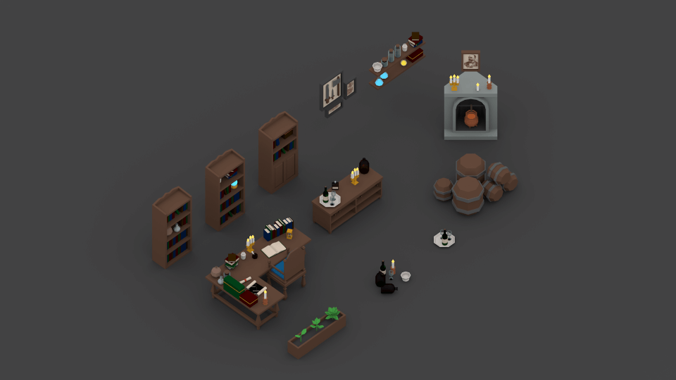 Medieval Assets: Interior Item Groups