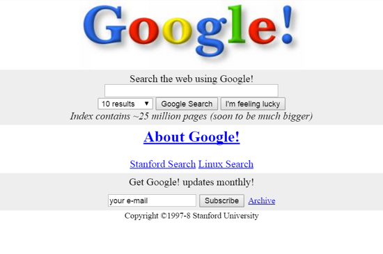 Google 1998